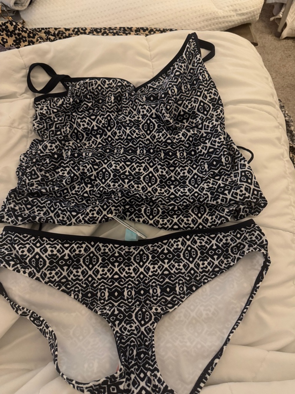 Panache Black and White Bikini